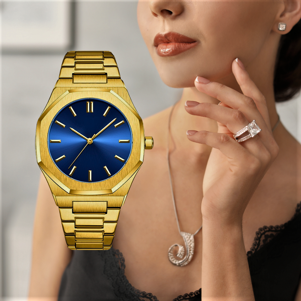 Reloj "Diamond Gold" inspirado en un estilo atemporal