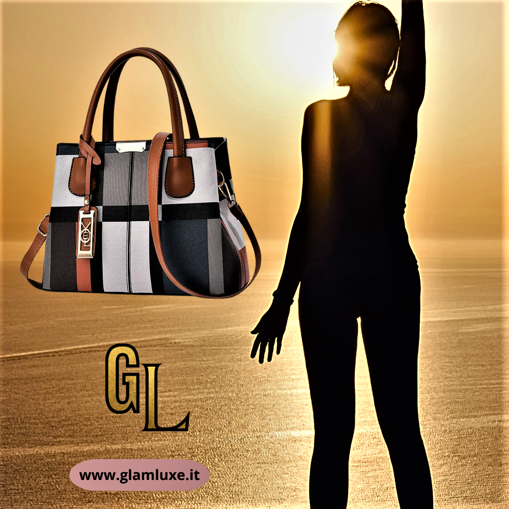 Bolso de moda de tela multicolor La originalidad se une a la modernidad