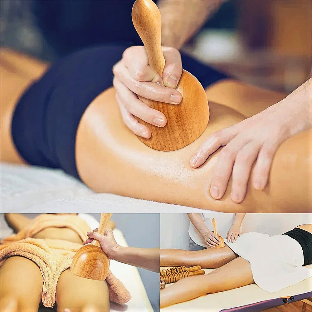 Strumenti Professionali per Massaggi in Legno Massiccio e Bamboo