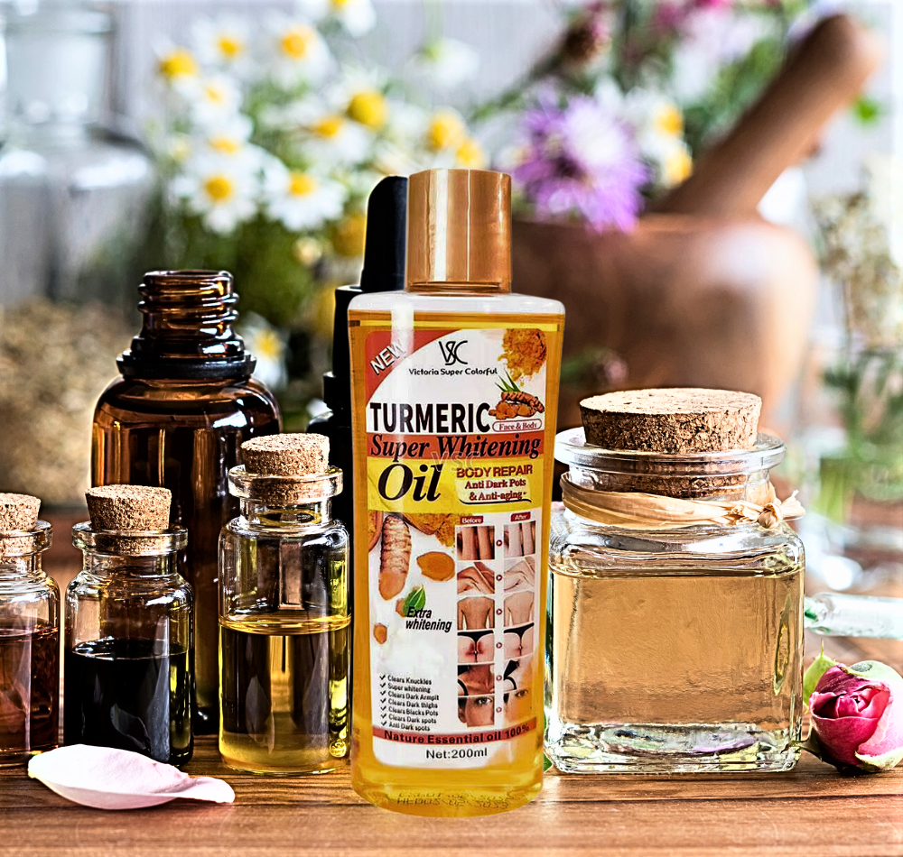 Olio 100% BIO di Curcuma con Collagene ed Elastina