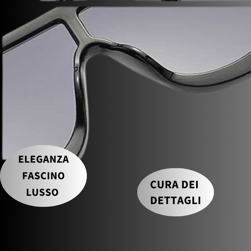 Gafas de sol "Avant-Garde" con montura de moda de gran tamaño