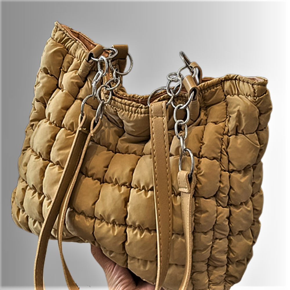 Bolso de nailon acolchado La elegancia se une a la cotidianidad