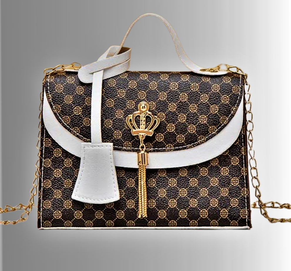 Bolso con Color en Contraste y Borlas Elegancia y Diseño Único