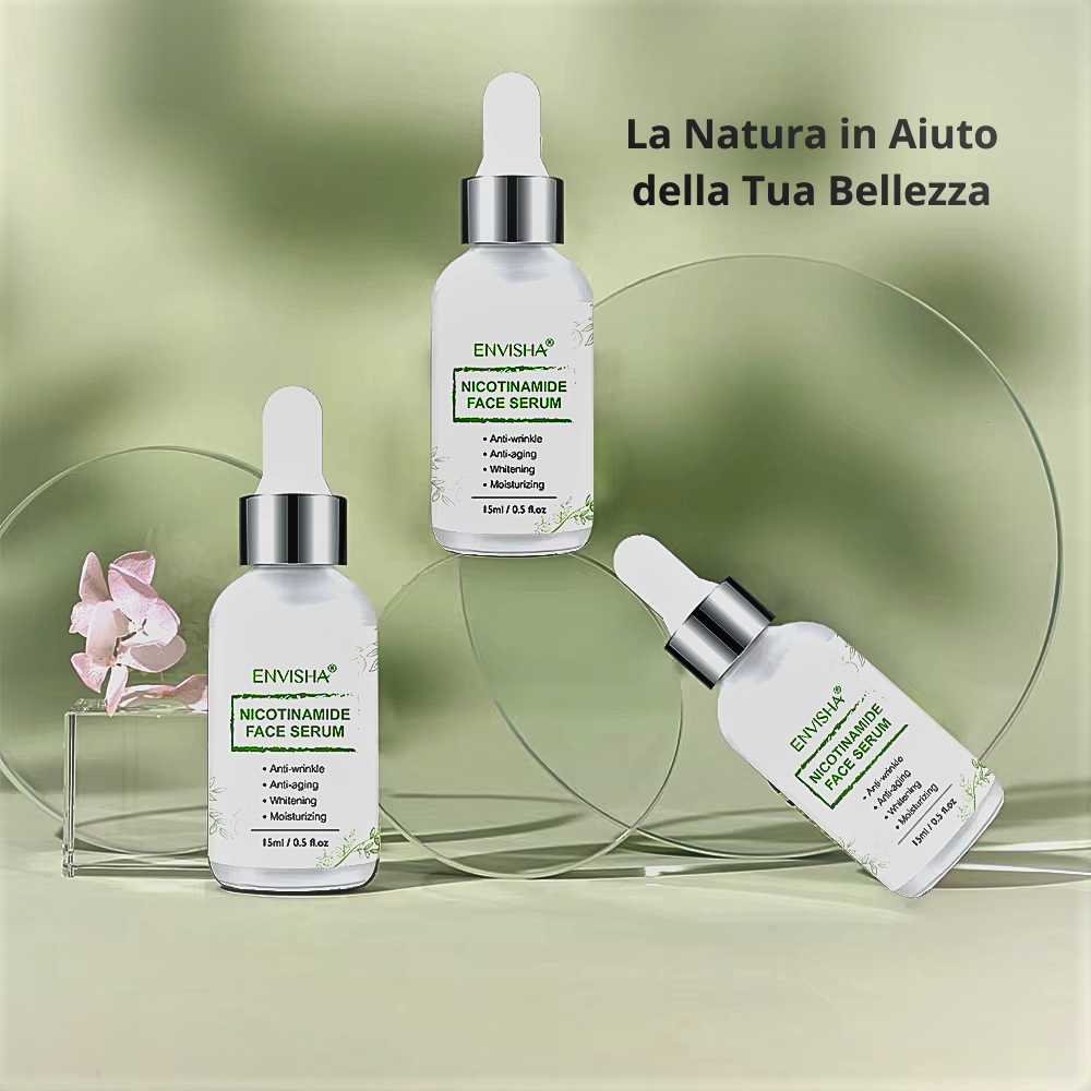 Suero antiedad con nicotinamida: luminosidad e hidratación profunda para una piel perfecta