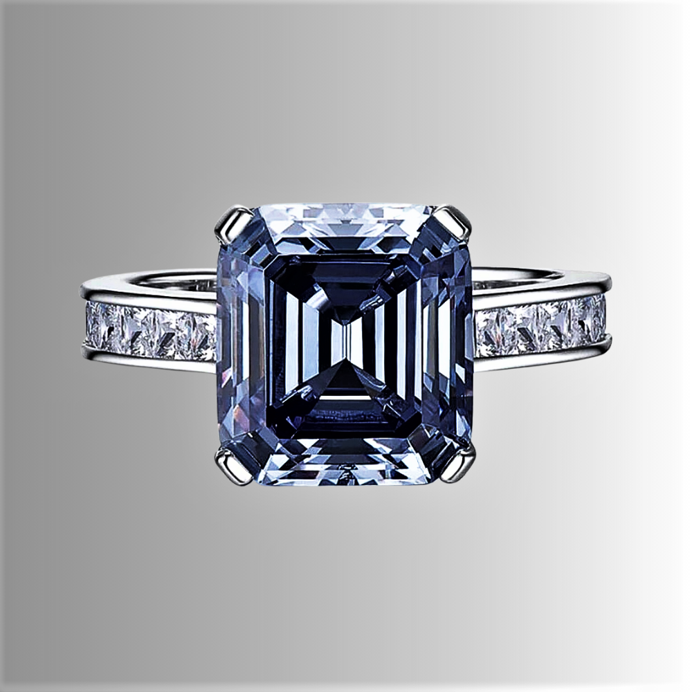 Anillo "Blue Wave": una preciosa obra maestra de artesanía