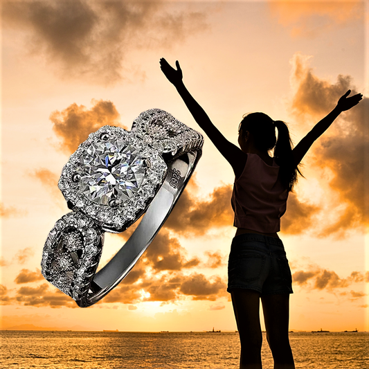 "Quadrato Illuminato" Eleganza Brillante per Ogni Occasione