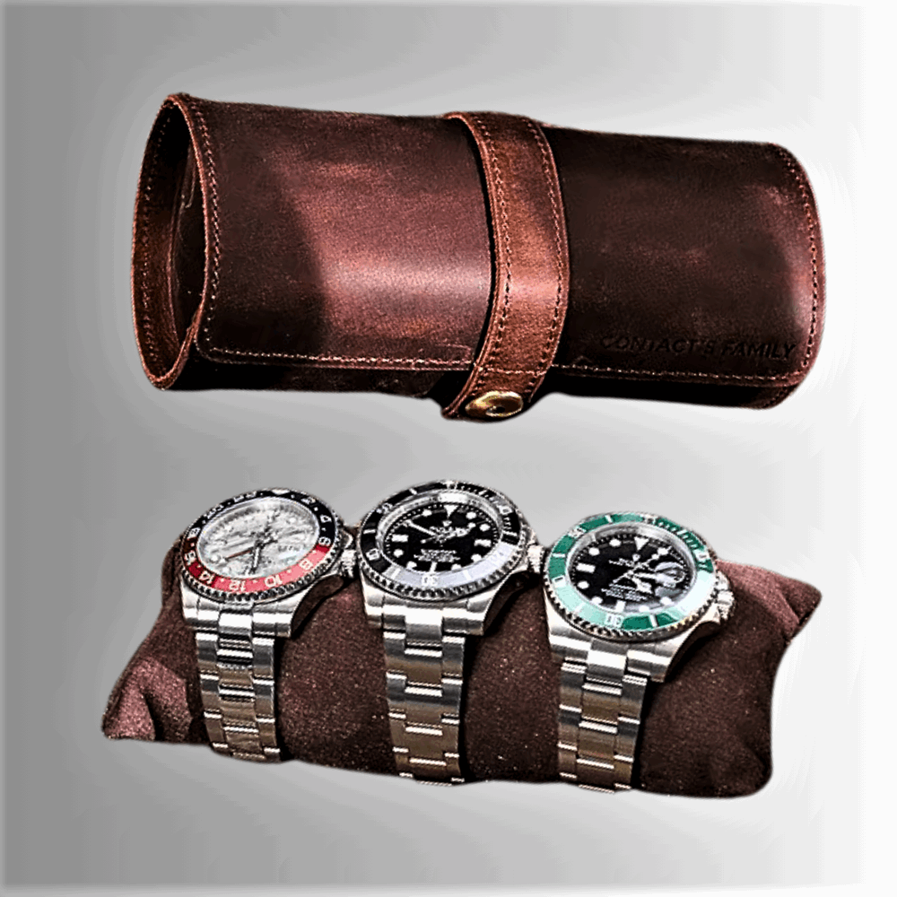 Organizer per Orologi: Eleganza Artigianale e Lusso Intramontabile in Vera Pelle