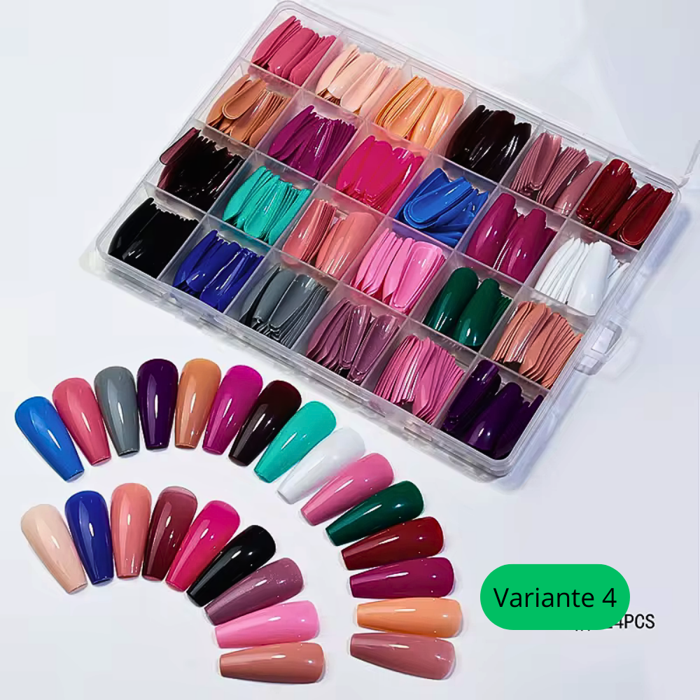 Juego de 576 colores acrílicos profesionales para uñas