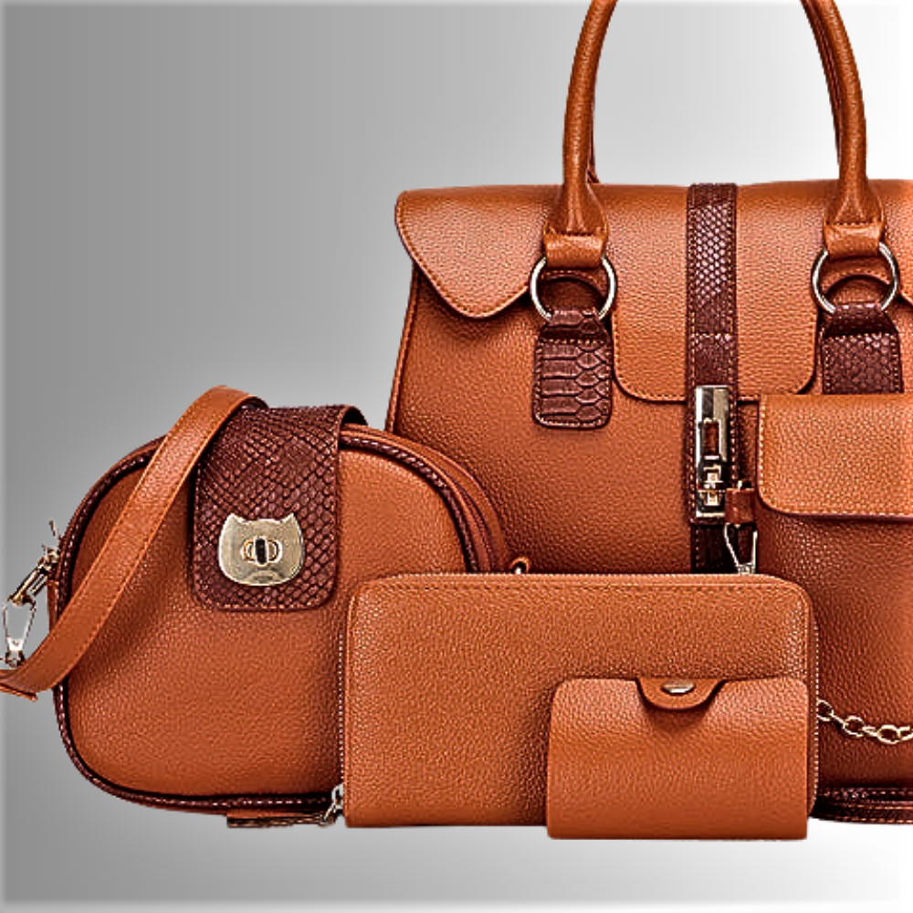Set da 6 pezzi di Borse e Accessori Eleganza e Praticità in Ogni Dettaglio