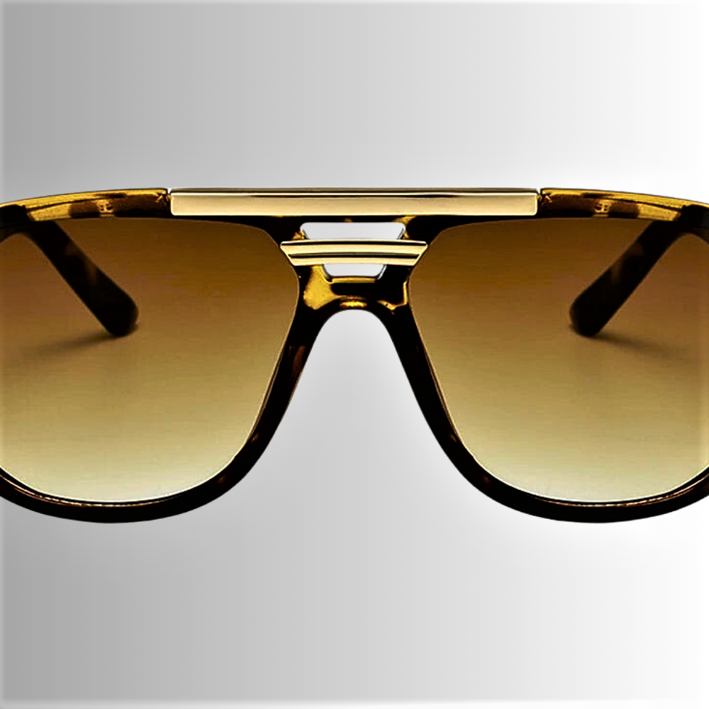 Gafas de sol bicolor: diseño elegante y lujoso