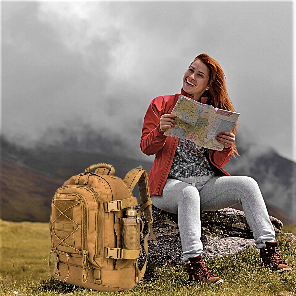 Mochila de montañismo expandible de 65 l: versatilidad y durabilidad para cada aventura