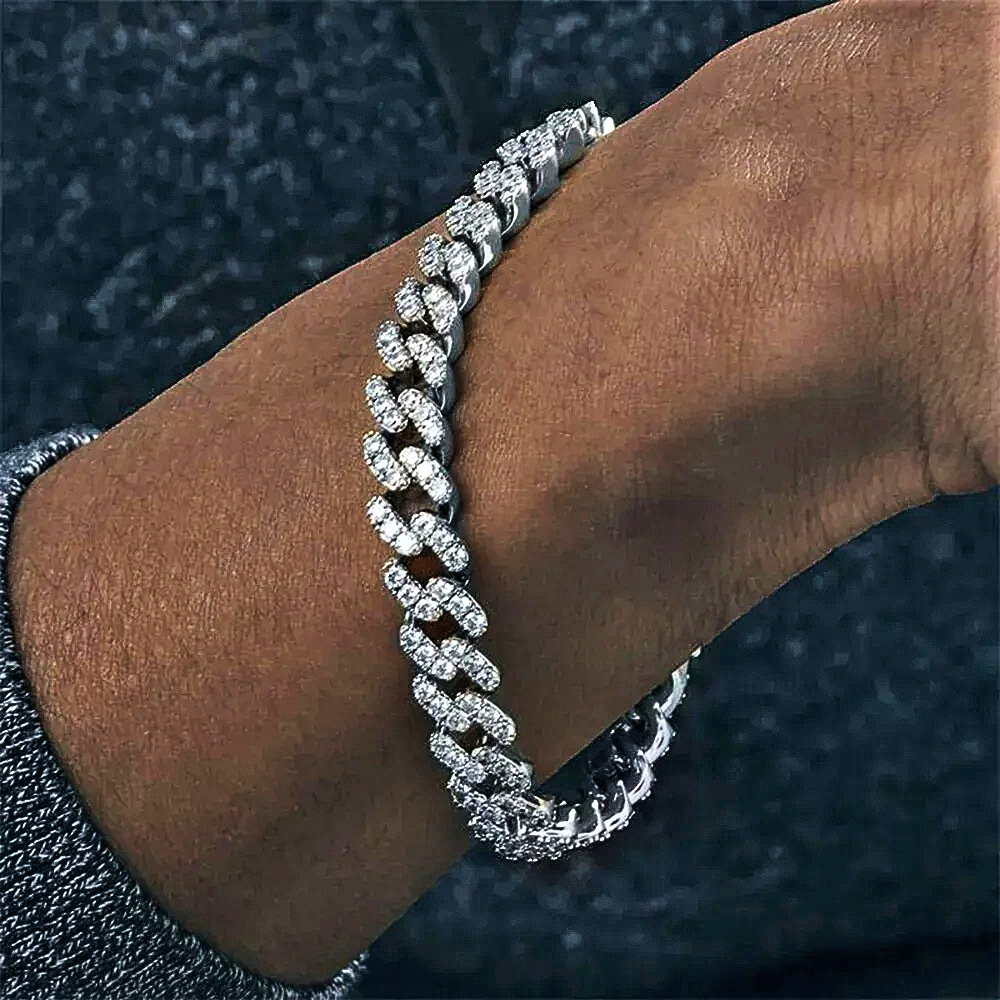 Collezione Groumette Moissanite: Bracciali e Collane in Oro Bianco o Giallo