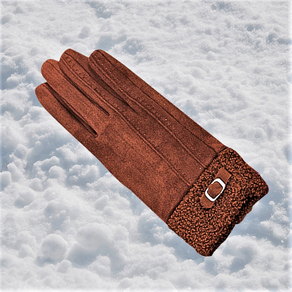 Guantes de terciopelo de ante: calidez y elegancia para el invierno