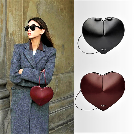 Borsetta a Cuore in Similpelle di Alta Qualità