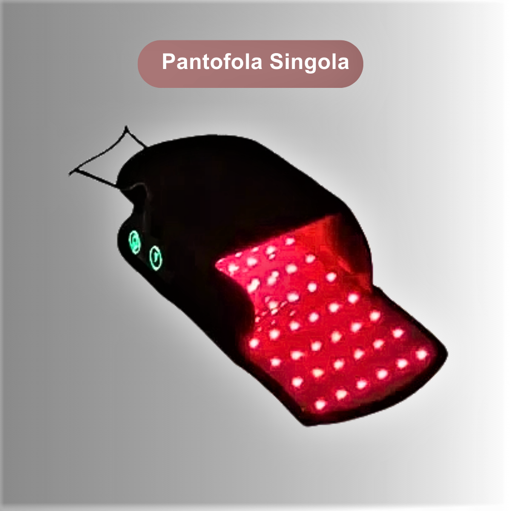 Pantofole LED Fotonici e Infrarossi per Benessere e Sollievo Profondo a piedi affaticati