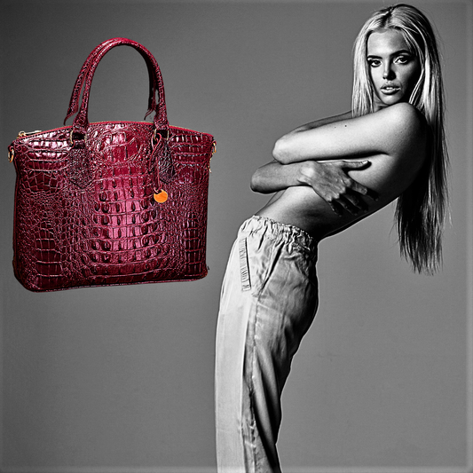 Borsa con Lavorazione Coccodrillo Inno al Fascino