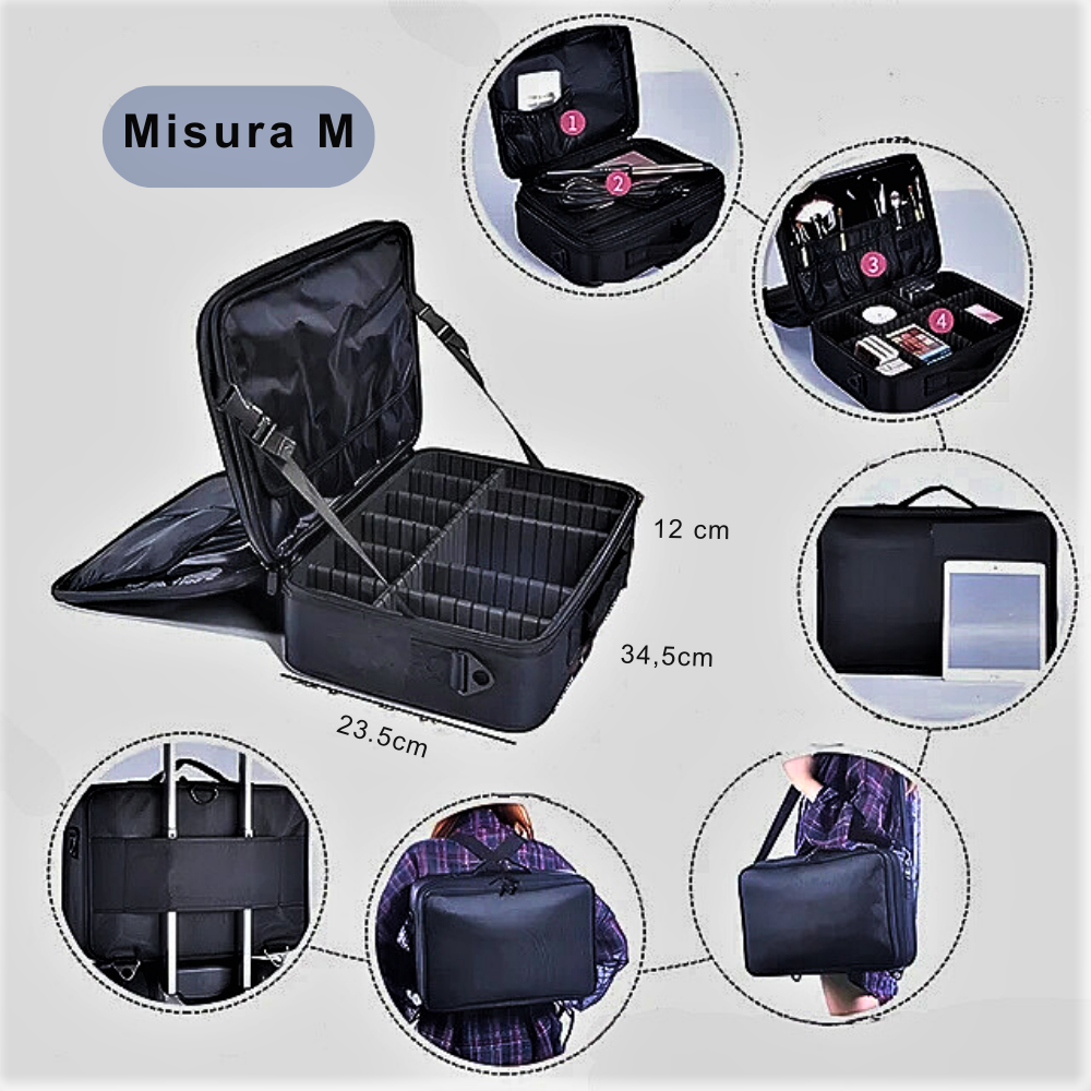 Organizer Professionale per Make Up e Nail Art: La Soluzione Definitiva per Bellezza e Organizzazione