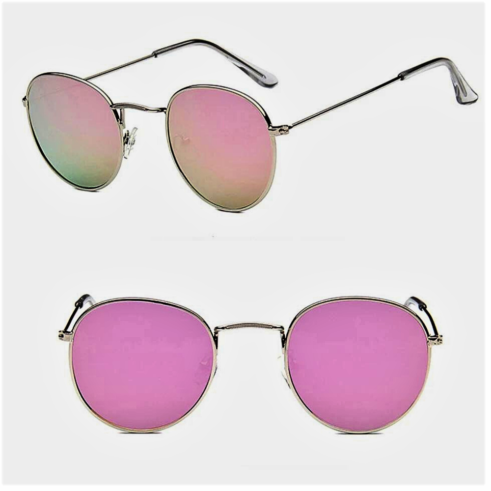 Gafas de sol "Pilot" Elegancia y color en metal