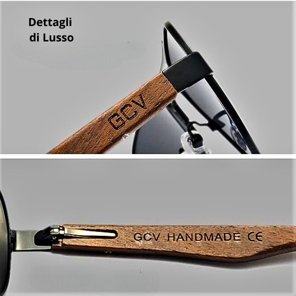 Gafas de sol de piloto de madera hechas a mano: homenaje a la naturaleza