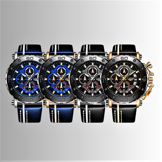 Cronografo LIGE: Trionfo di Stile e Personalità per Spiriti Audaci