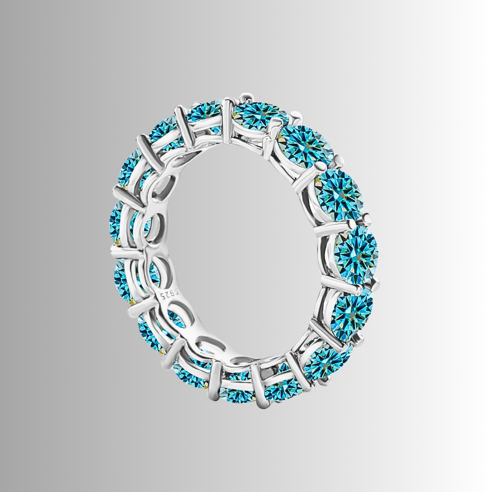 Eternity con Moissaniti Colorate per ct 7,00