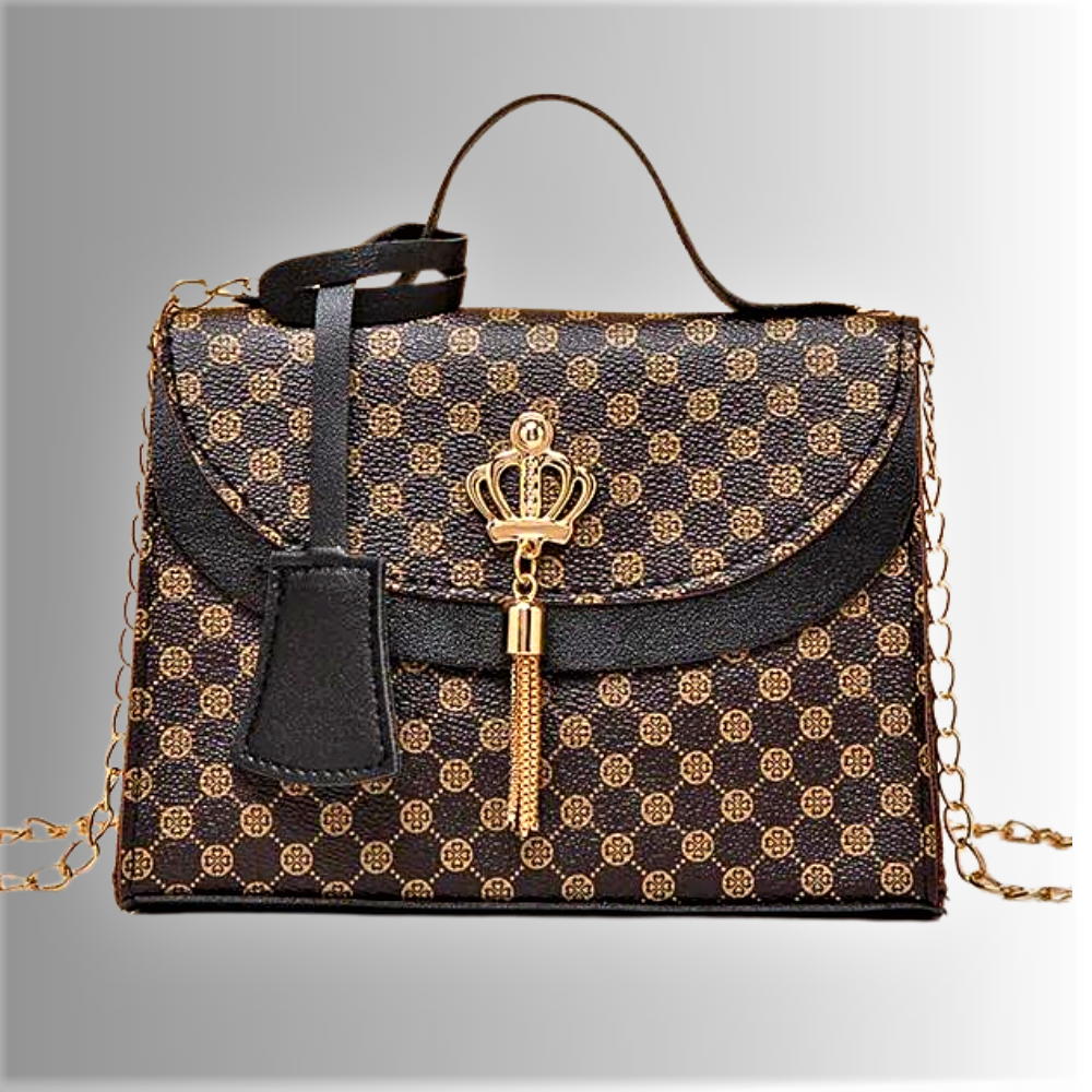 Bolso con Color en Contraste y Borlas Elegancia y Diseño Único