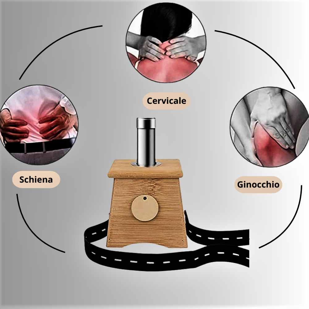 Brasero de moxibustión de madera de bambú: tratamiento natural y seguro para la salud