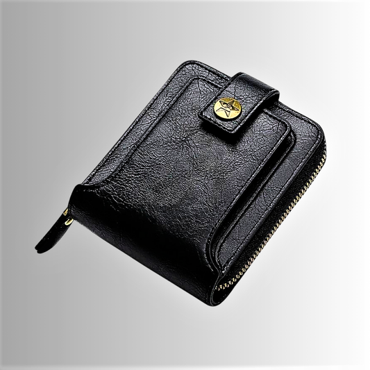 Mini Portafoglio con Chiusura a Zip