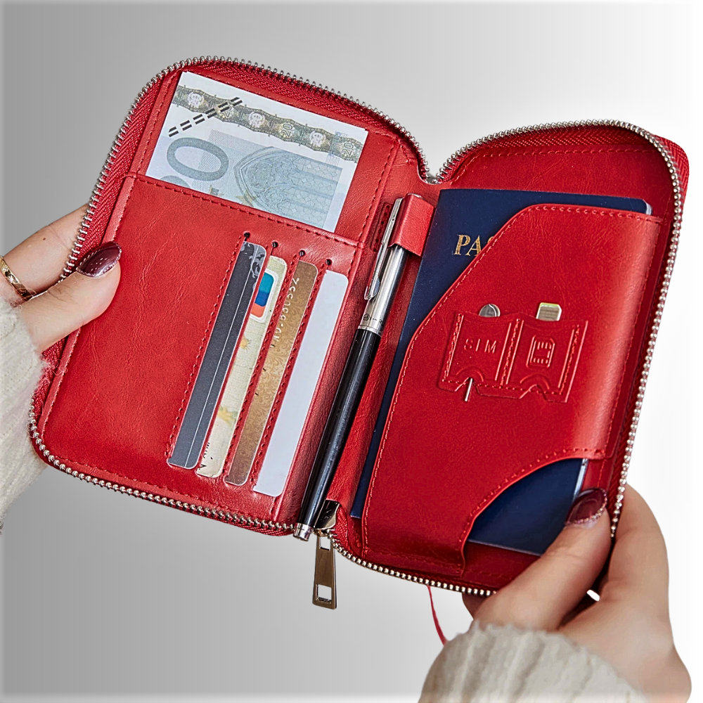 Mini porta pasaporte con tecnología RFID: comodidad y seguridad en movimiento