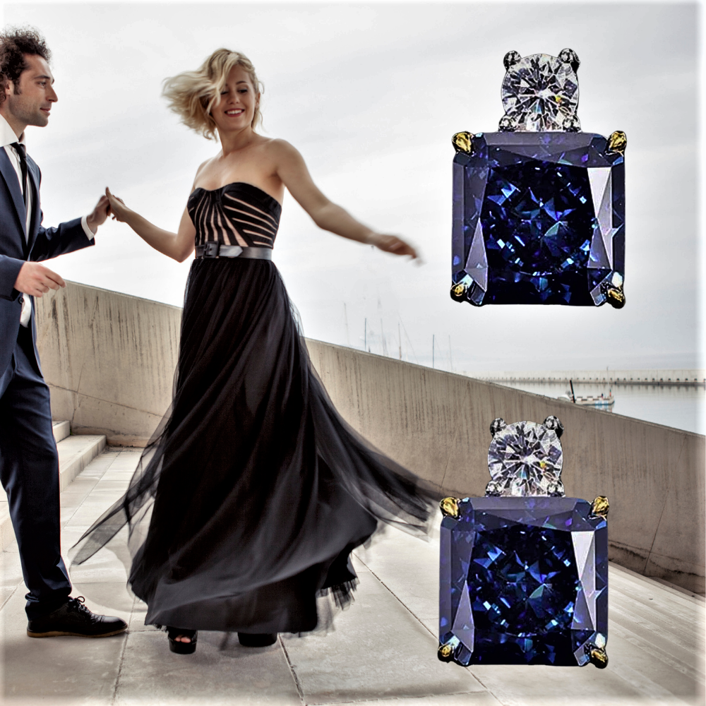 Conjunto "Blu Notte": luz pura para realzar tu outfit