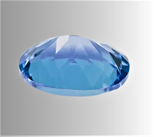 Zaffiro Ceylon Lab Grown Taglio Ovale