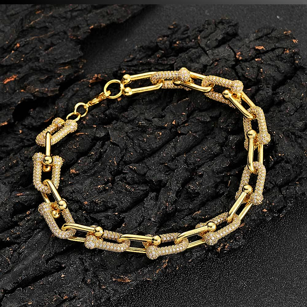 Pulsera Bracket Elegancia audaz para personalidades fuertes