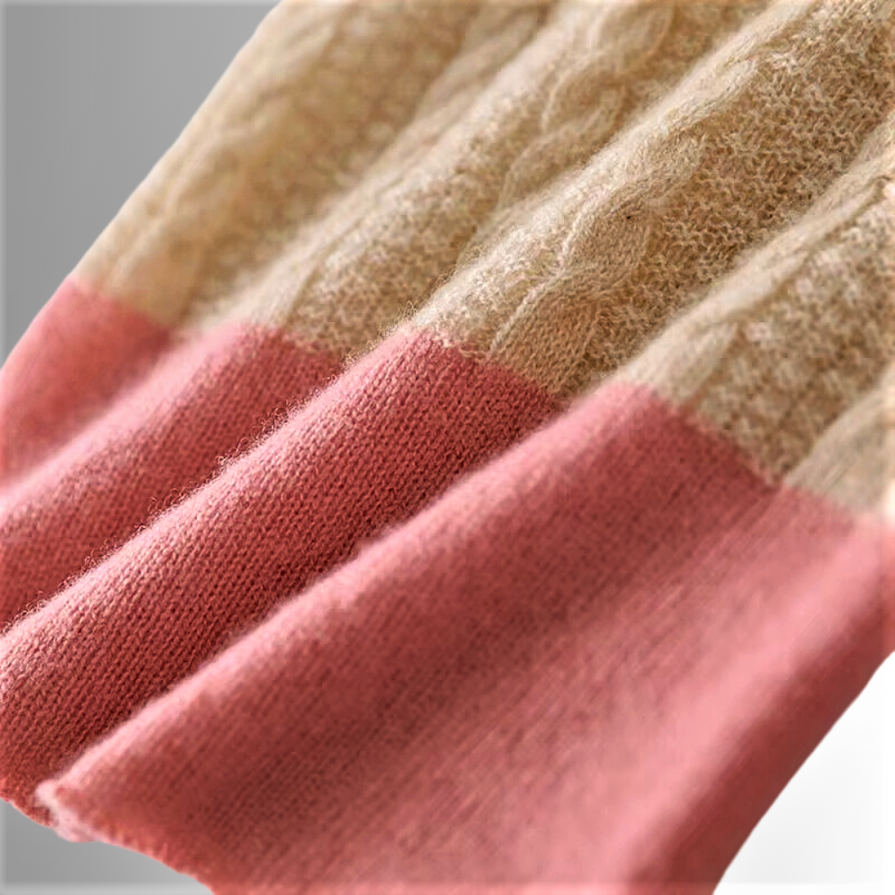 100% Pure Cashmere Neck Warmer: Luxury with a Touch of Originality