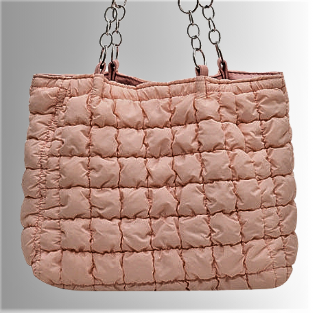 Bolso de nailon acolchado La elegancia se une a la cotidianidad