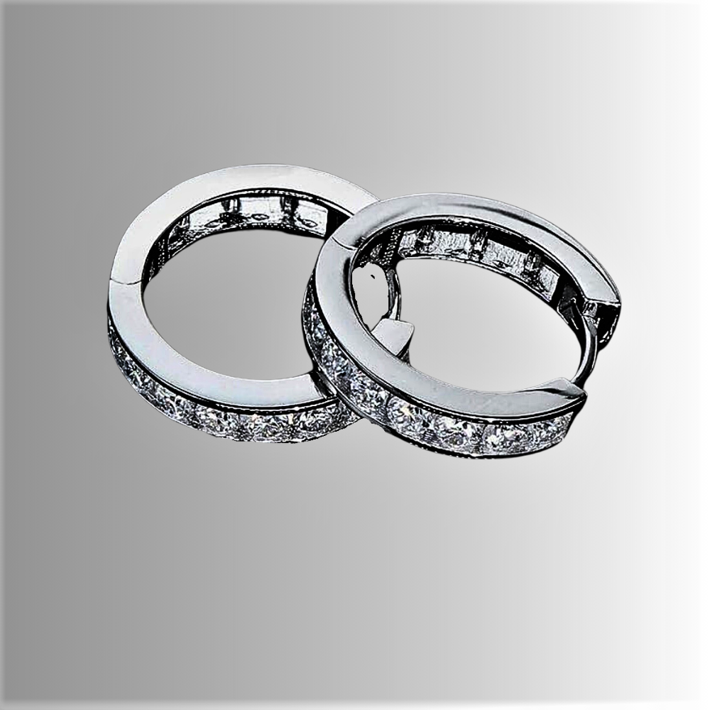 Pendientes “Binario Brillante”: Una preciosa fuente de luz para tu rostro