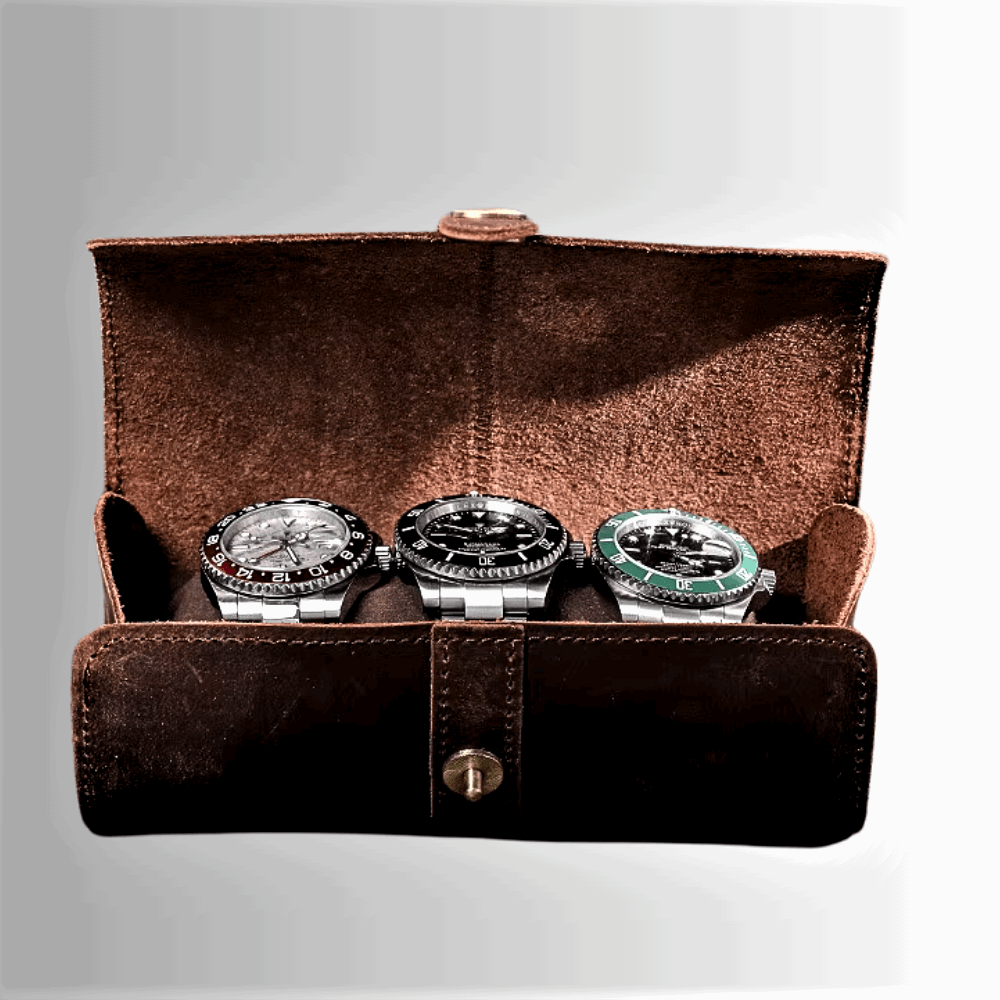 Organizer per Orologi: Eleganza Artigianale e Lusso Intramontabile in Vera Pelle