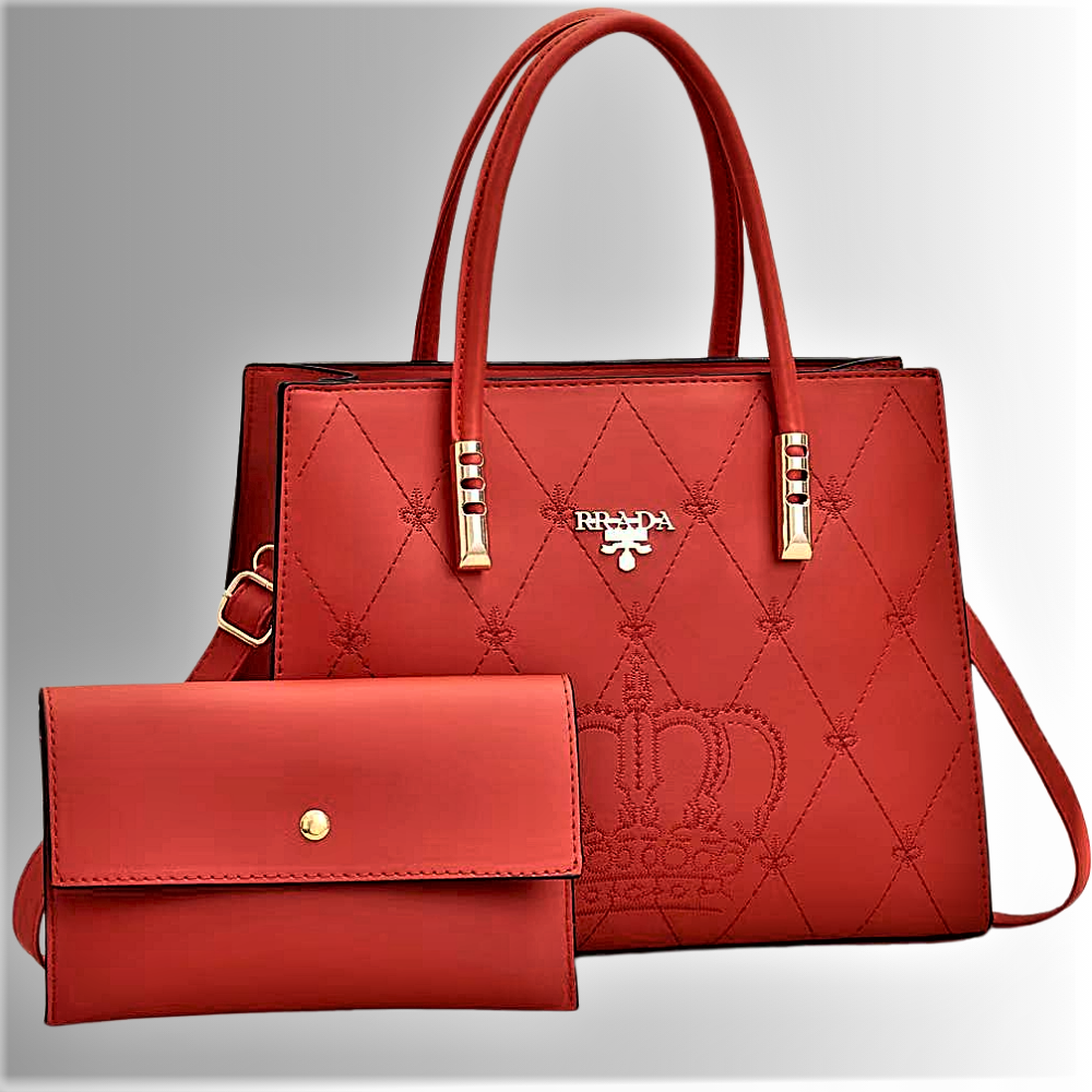 Set Borsa con Portafoglio Semplicità e Raffinatezza