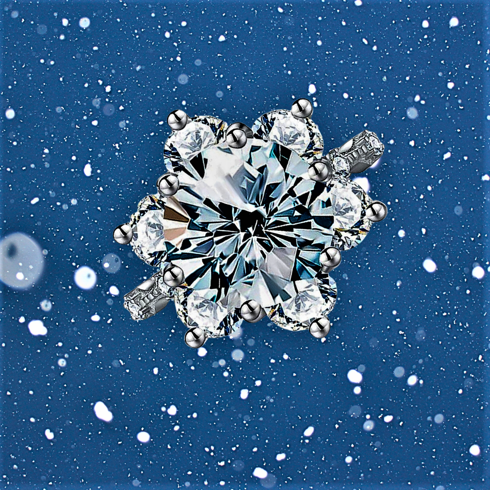 "Copo de nieve": elegancia resplandeciente