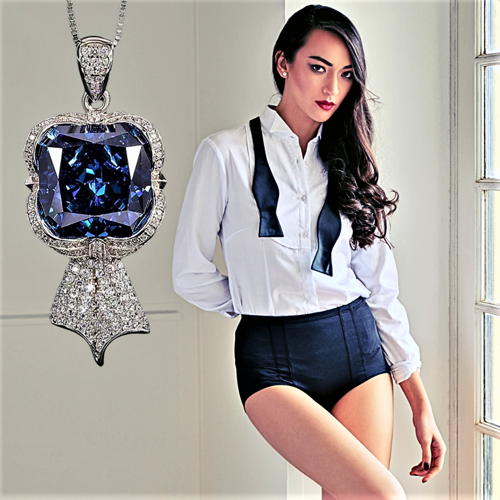 Conjunto "Blu Notte": luz pura para realzar tu outfit