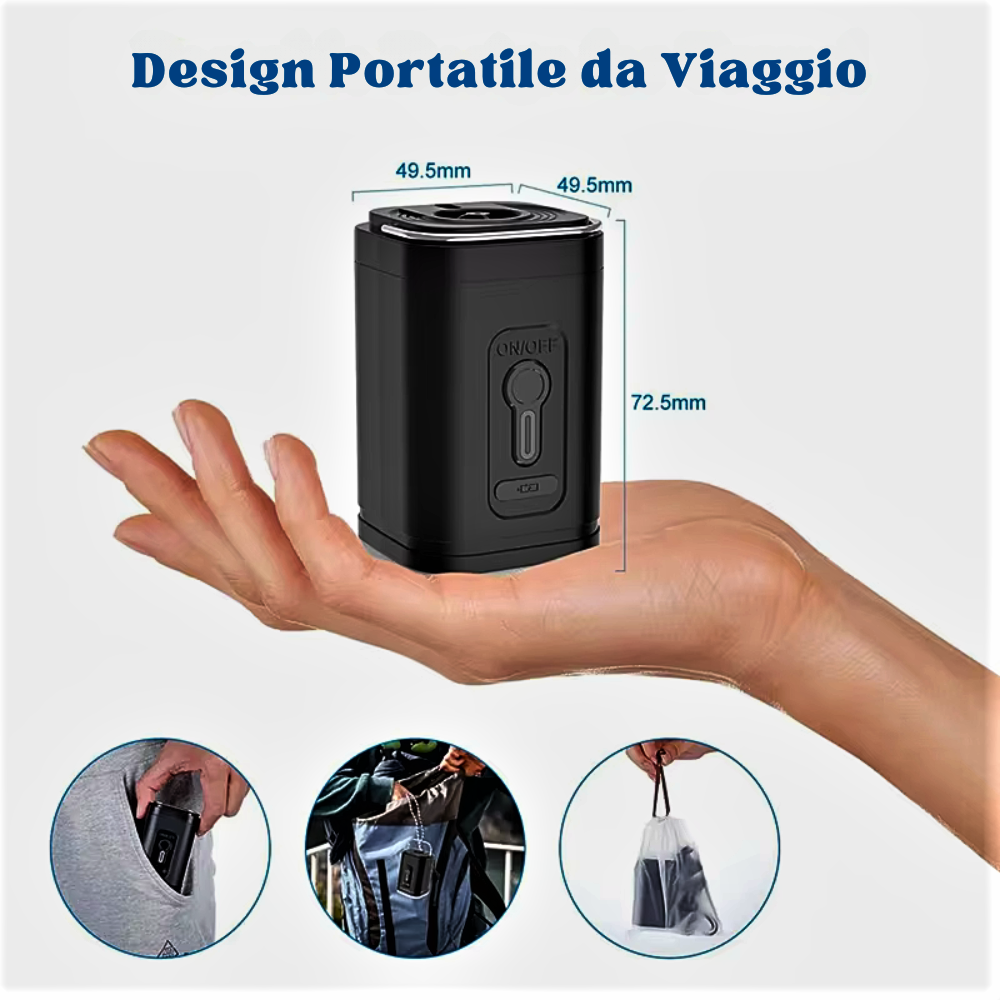 Mochila expandible con bomba de vacío 3 en 1: la innovación revoluciona tus viajes