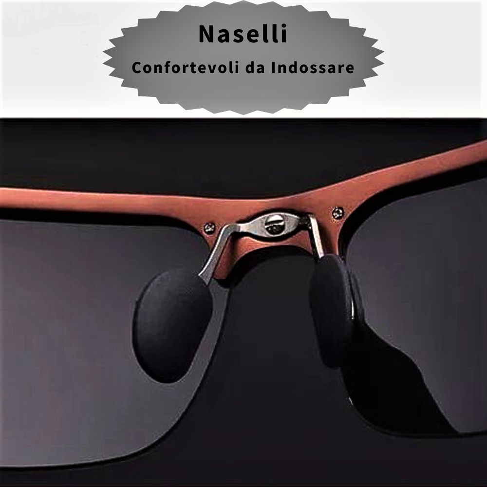 Gafas de sol "Blanche Michelle" en aluminio y magnesio y lentes polarizadas