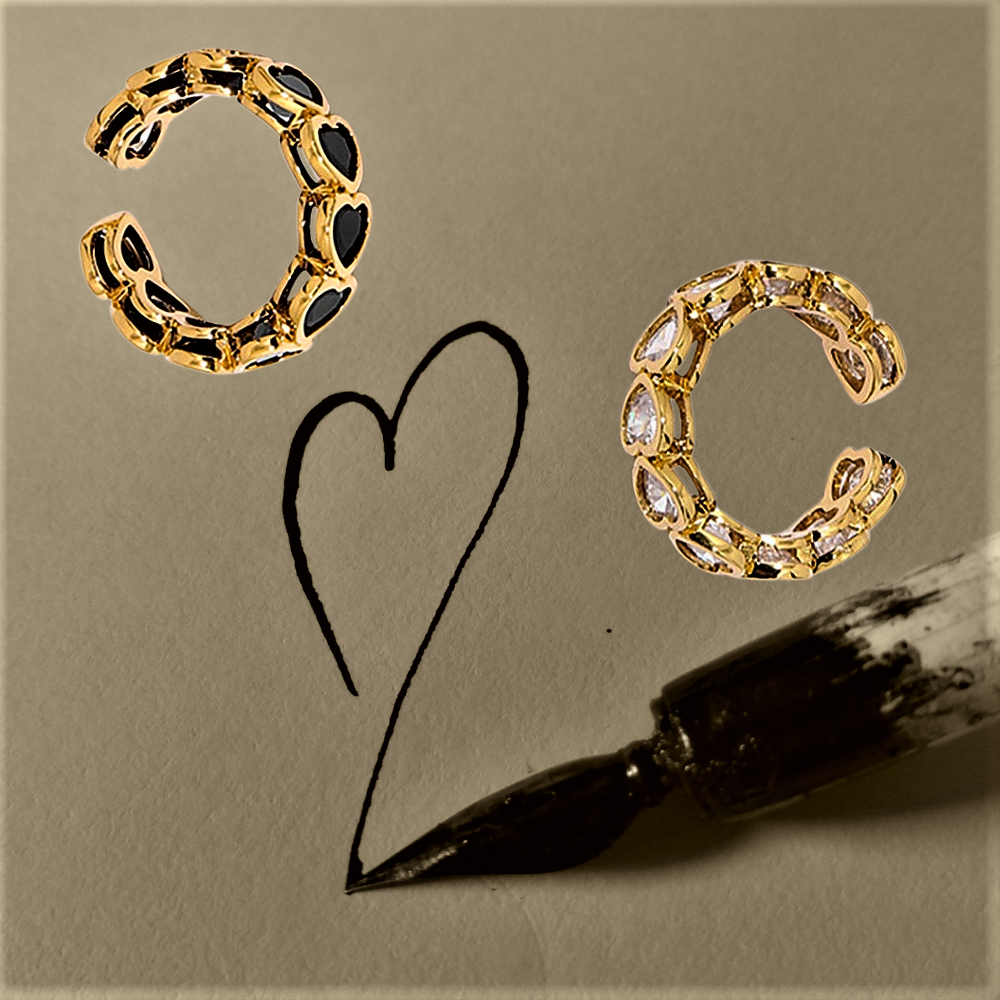 Fe "Corazones Brillantes" Afirmación de Estilo y Elegancia