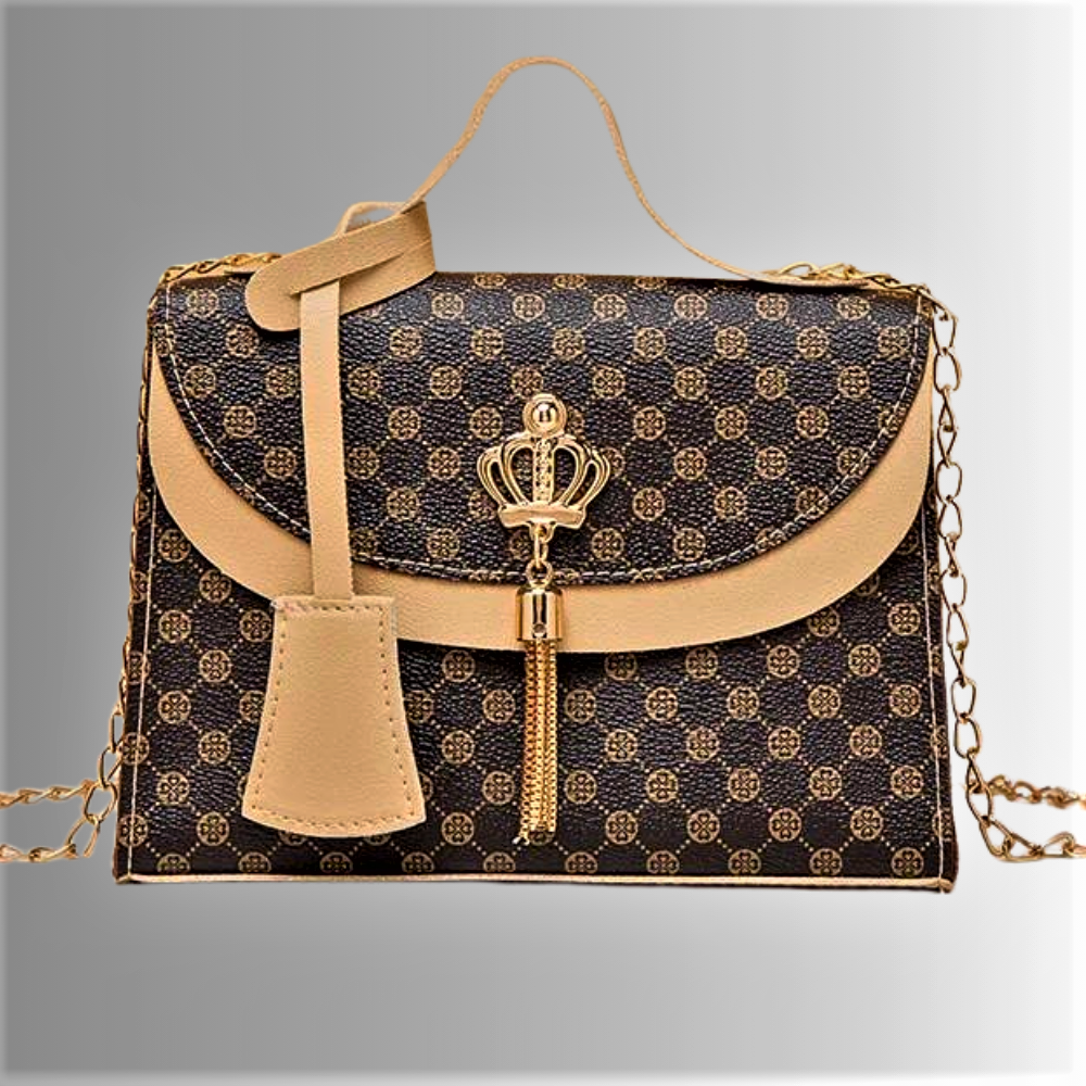 Bolso con Color en Contraste y Borlas Elegancia y Diseño Único