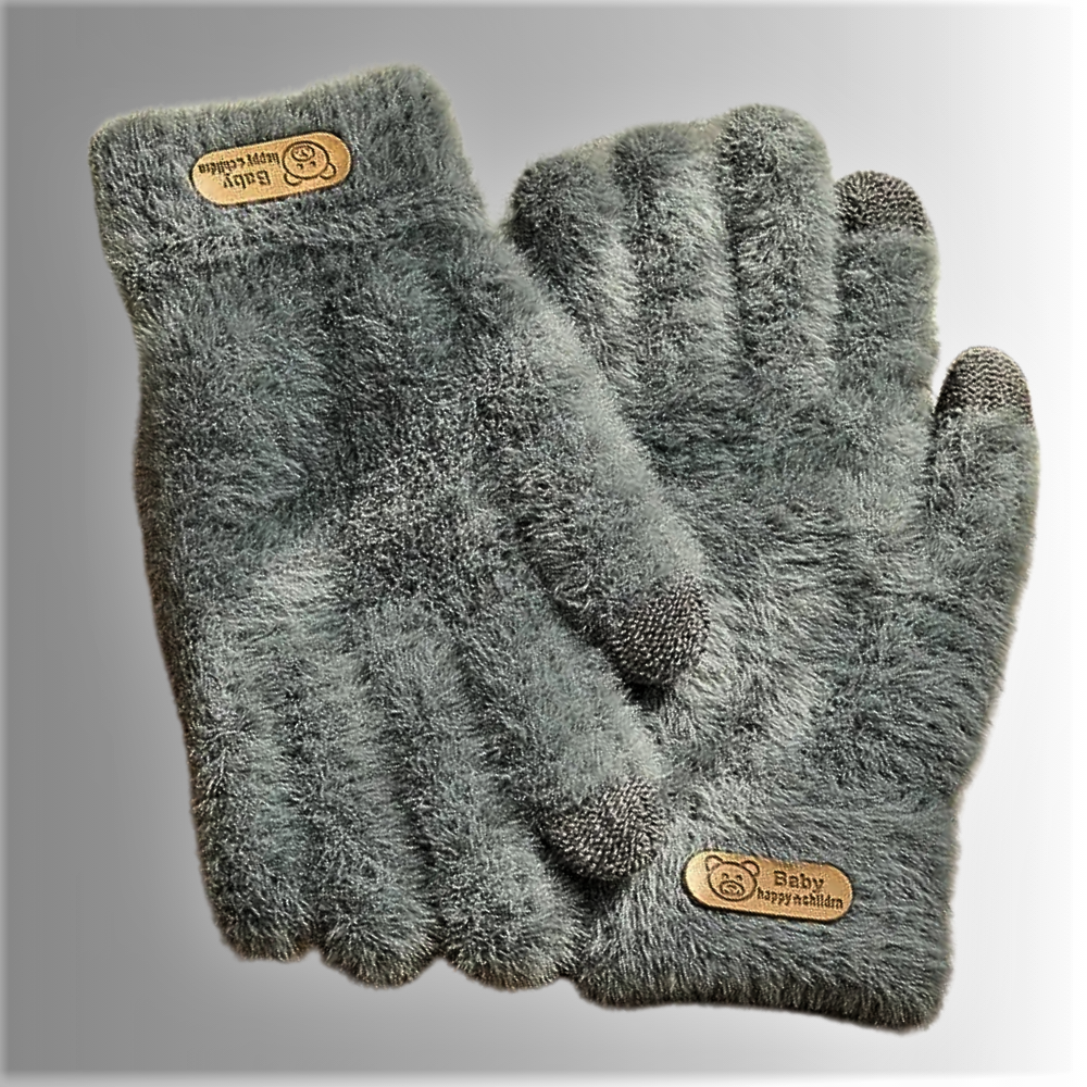 Guantes de piel sintética con pantalla táctil