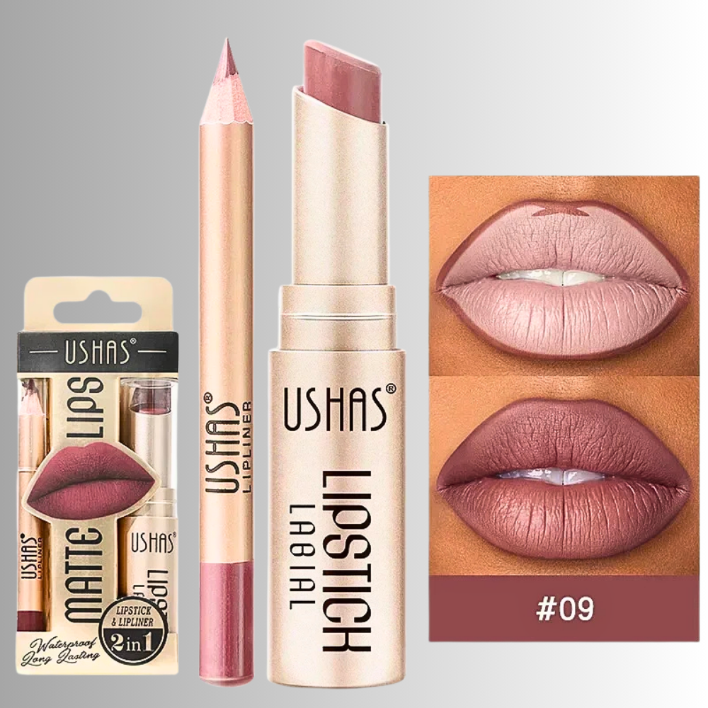 Set Rossetto & Matita per labbra – Eleganza Senza Tempo, Comfort Assoluto