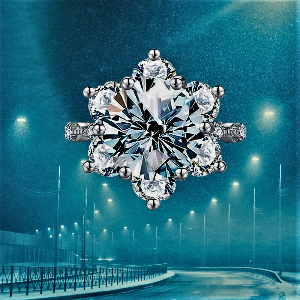 "Copo de nieve": elegancia resplandeciente
