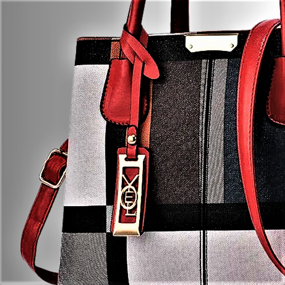 Bolso de moda de tela multicolor La originalidad se une a la modernidad