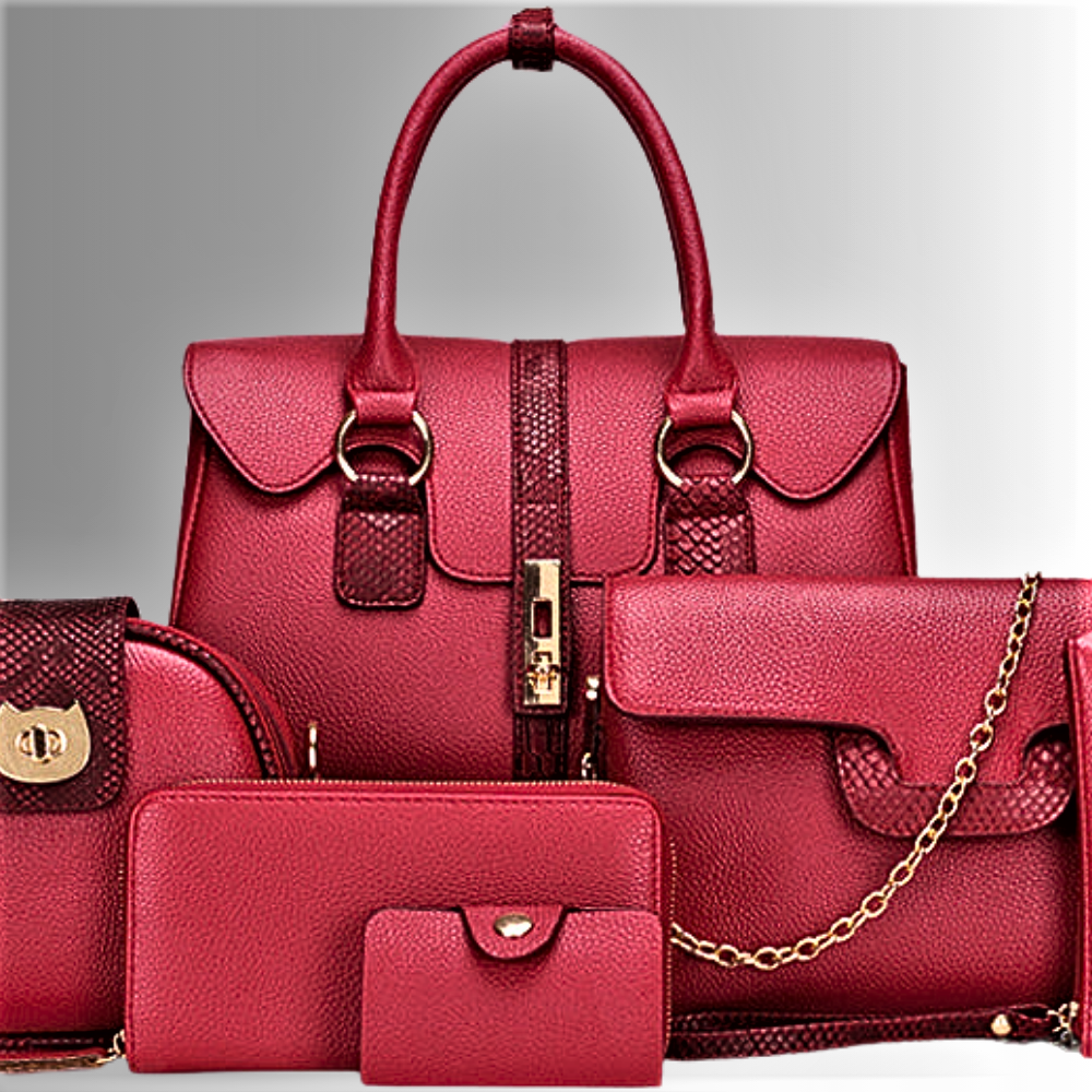 Set da 6 pezzi di Borse e Accessori Eleganza e Praticità in Ogni Dettaglio