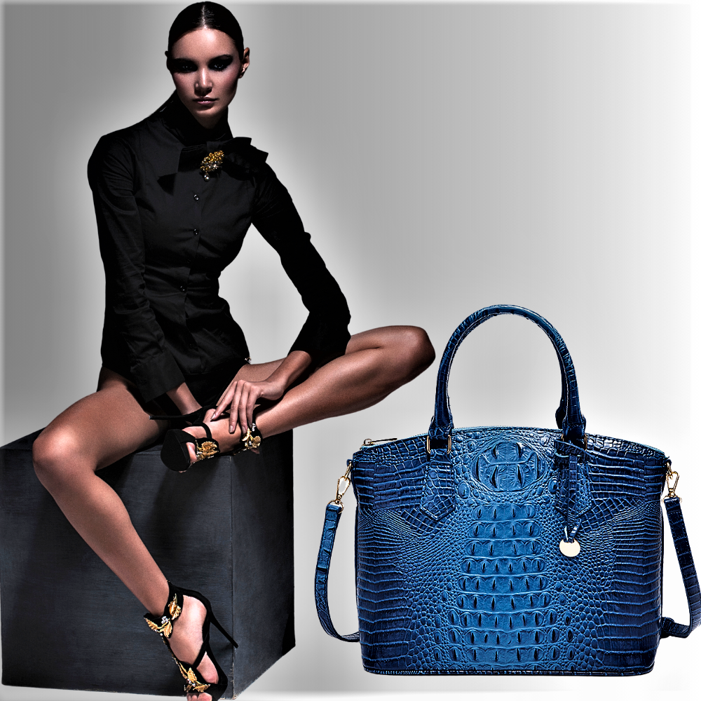 Bolso de trabajo de cocodrilo Himno al encanto