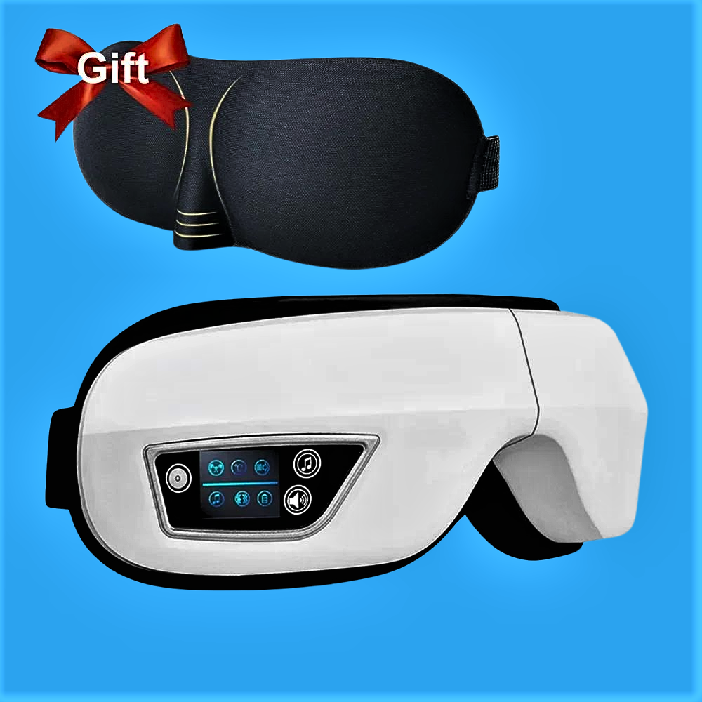 Masajeador de ojos Bluetooth ¡Relájate y bienestar para tus ojos!